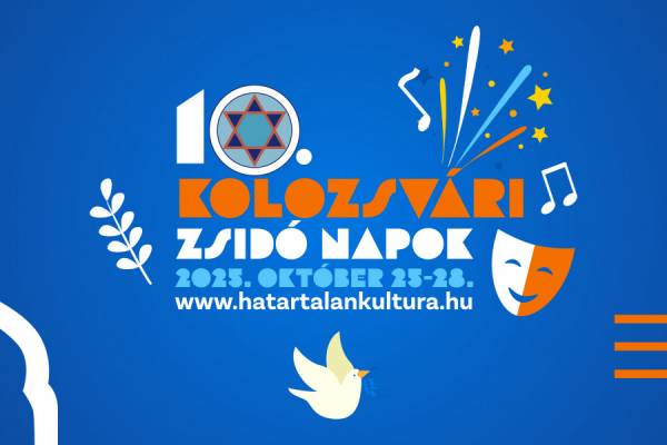 A zsidó kultúra ünnepe a Kincses Városban – tizedik alkalommal rendezik meg a Kolozsvári Zsidó Napokat